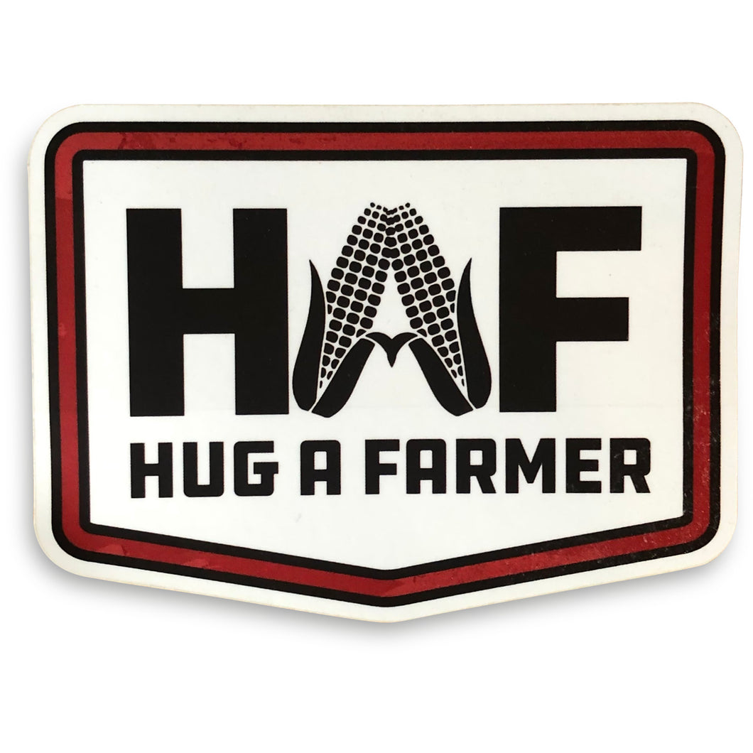 HUG A Farmer Decal